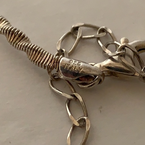 925 Sterling Silver Italian  Chain Necklace. - Picture 6 of 6